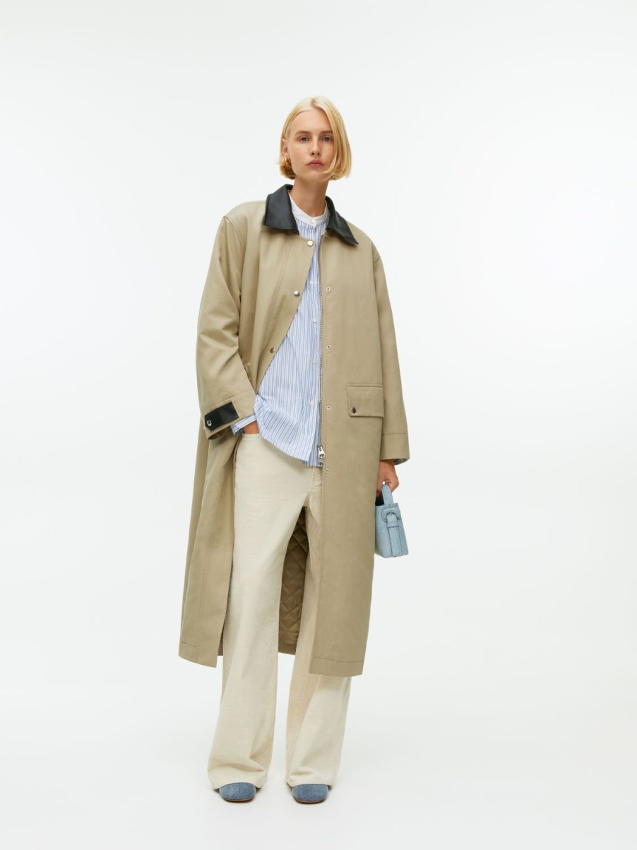 Dam Arket Kappor & Jackor | Maxi Linen-Cotton Coat