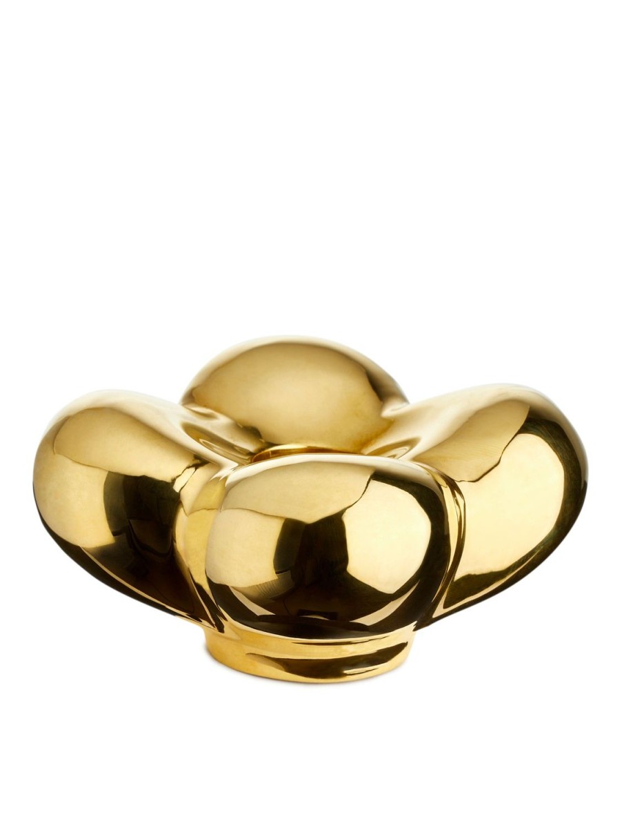 Home Arket Ljus | Brass Candle Holder