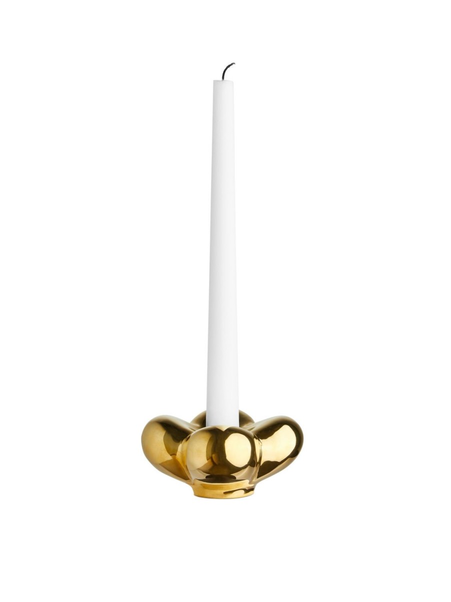 Home Arket Ljus | Brass Candle Holder