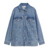 Dam Arket Kappor & Jackor | Oversized Denim Jacket