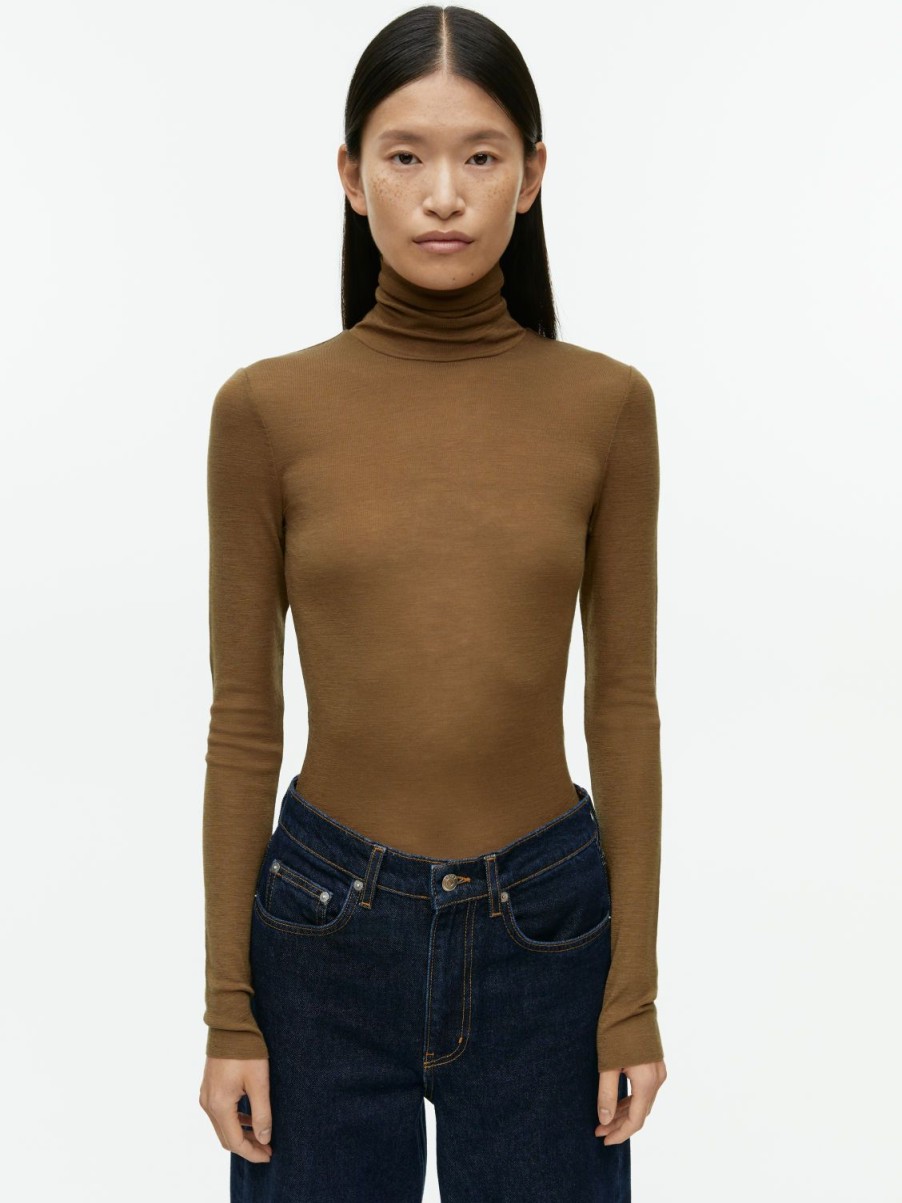 Dam Arket Stickat | Roll-Neck Wool Top