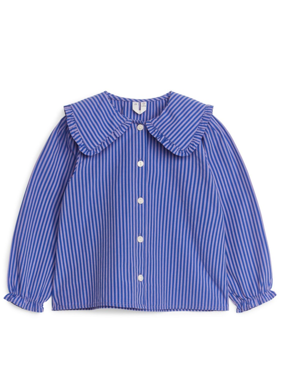 Barn Arket Toppar & Sweatshirts | Frill-Collar Blouse