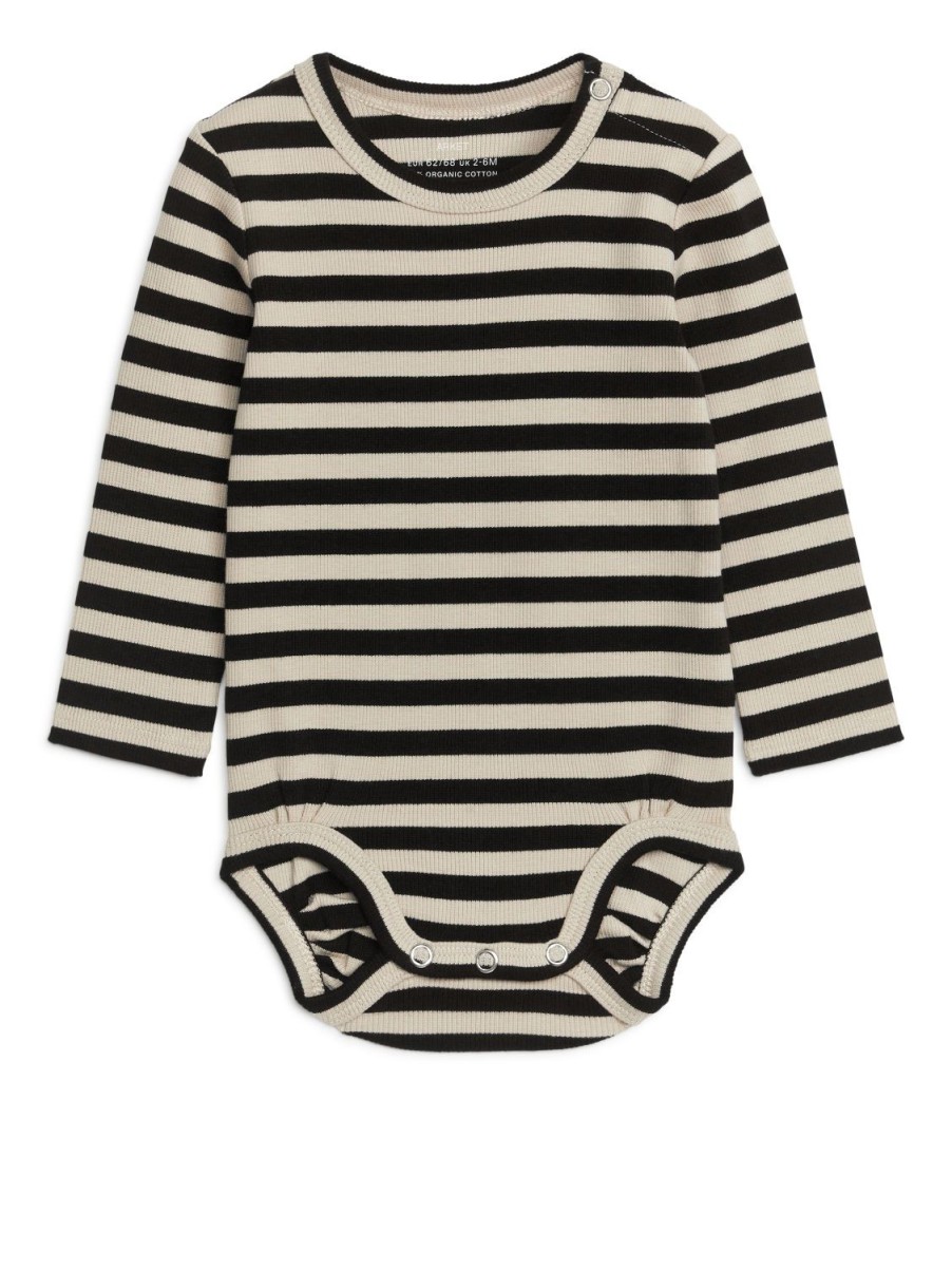 Baby Arket Bodys | Ribbed Long-Sleeve Bodysuit