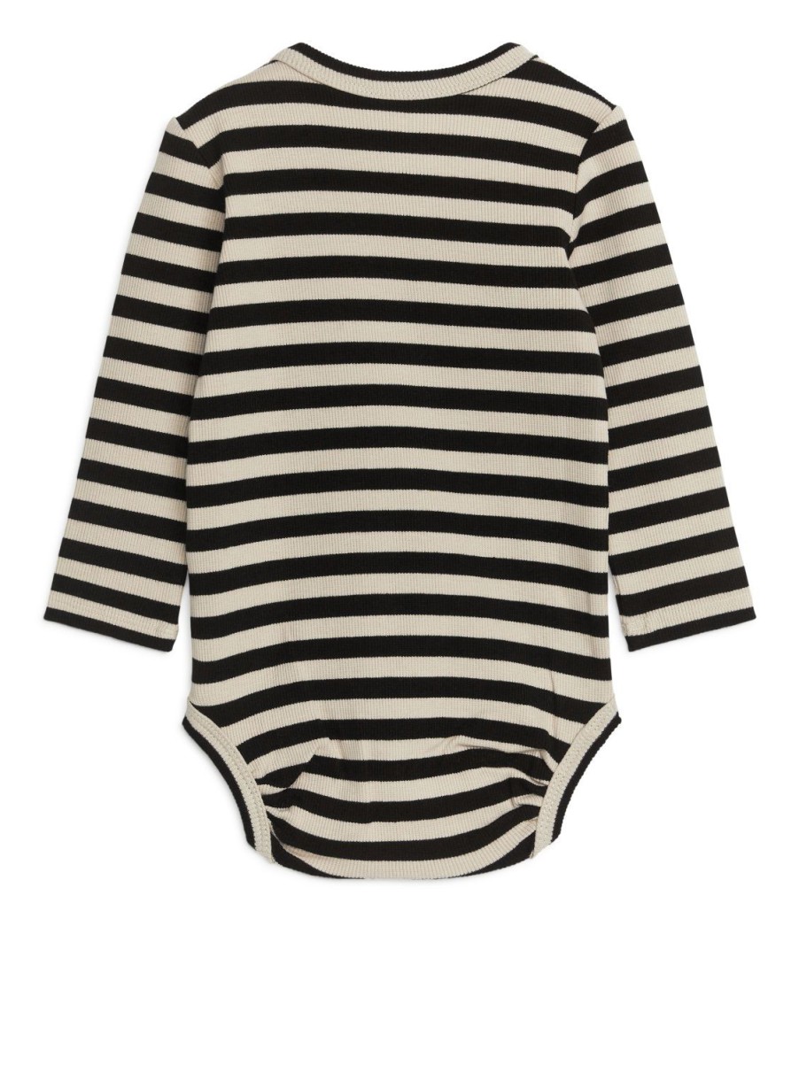 Baby Arket Bodys | Ribbed Long-Sleeve Bodysuit