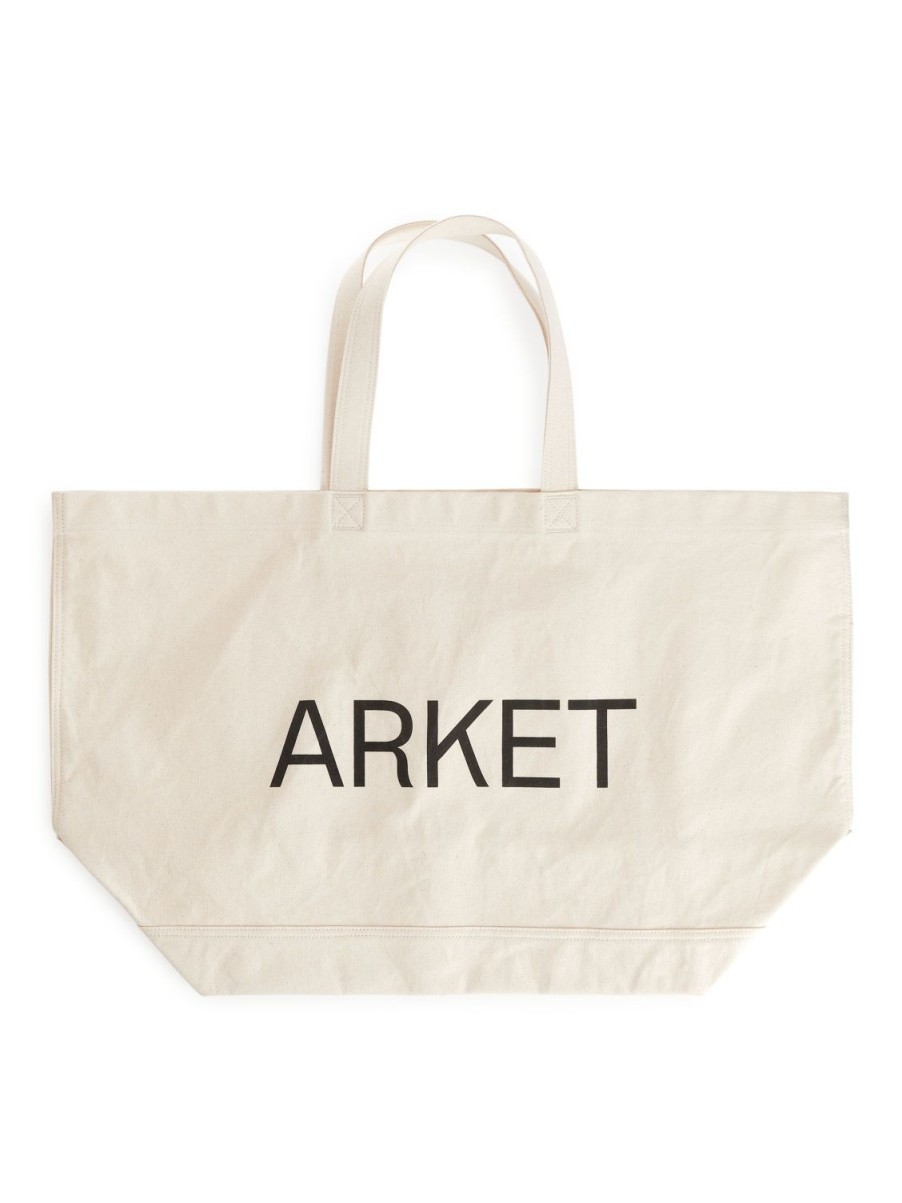 Herr Arket Alla Vaskor | Arket Oversized Canvas Tote