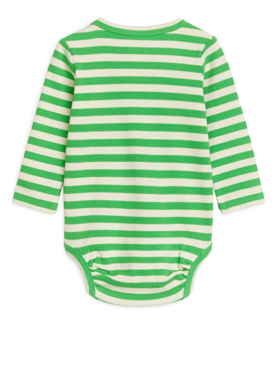 Baby Arket Bodys | Ribbed Long-Sleeve Bodysuit