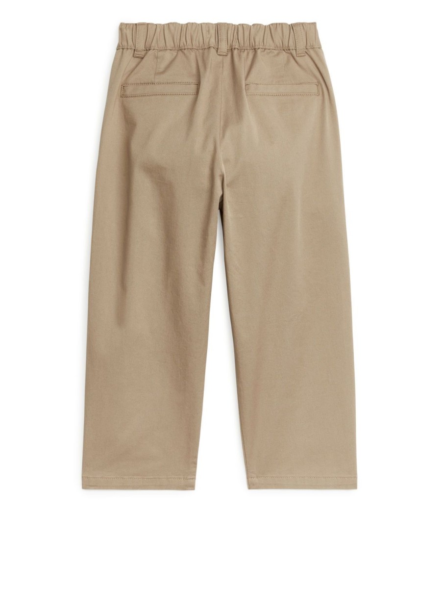 Barn Arket Byxor & Shorts | Wide Cotton Chinos