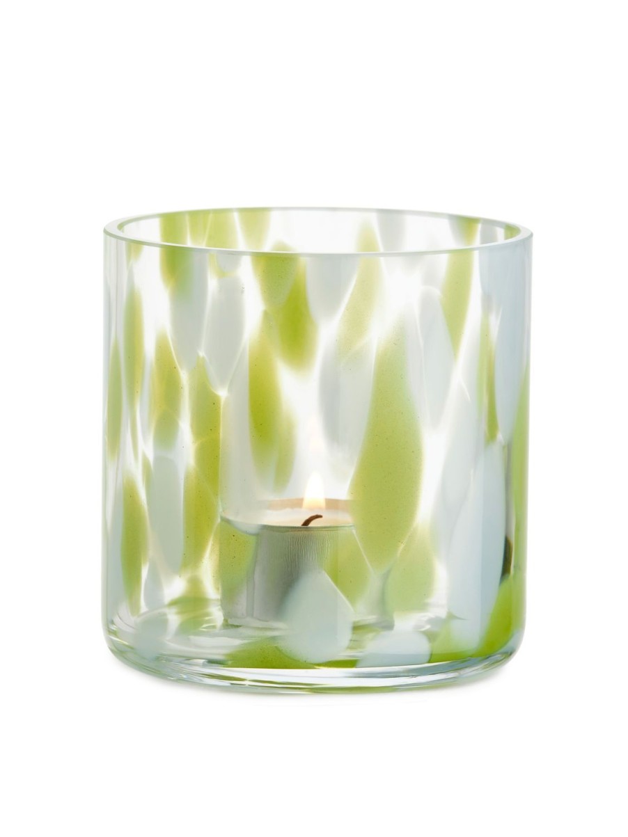 Home Arket Ljus | Glass Tea Light Holder 9 Cm