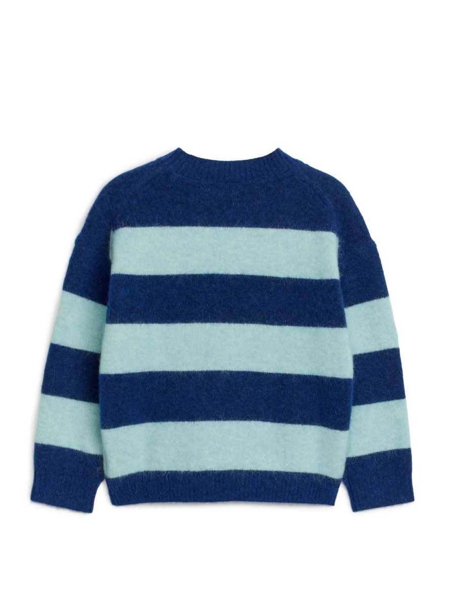 Barn Arket Toppar & Sweatshirts | Striped Wool-Alpaca Jumper