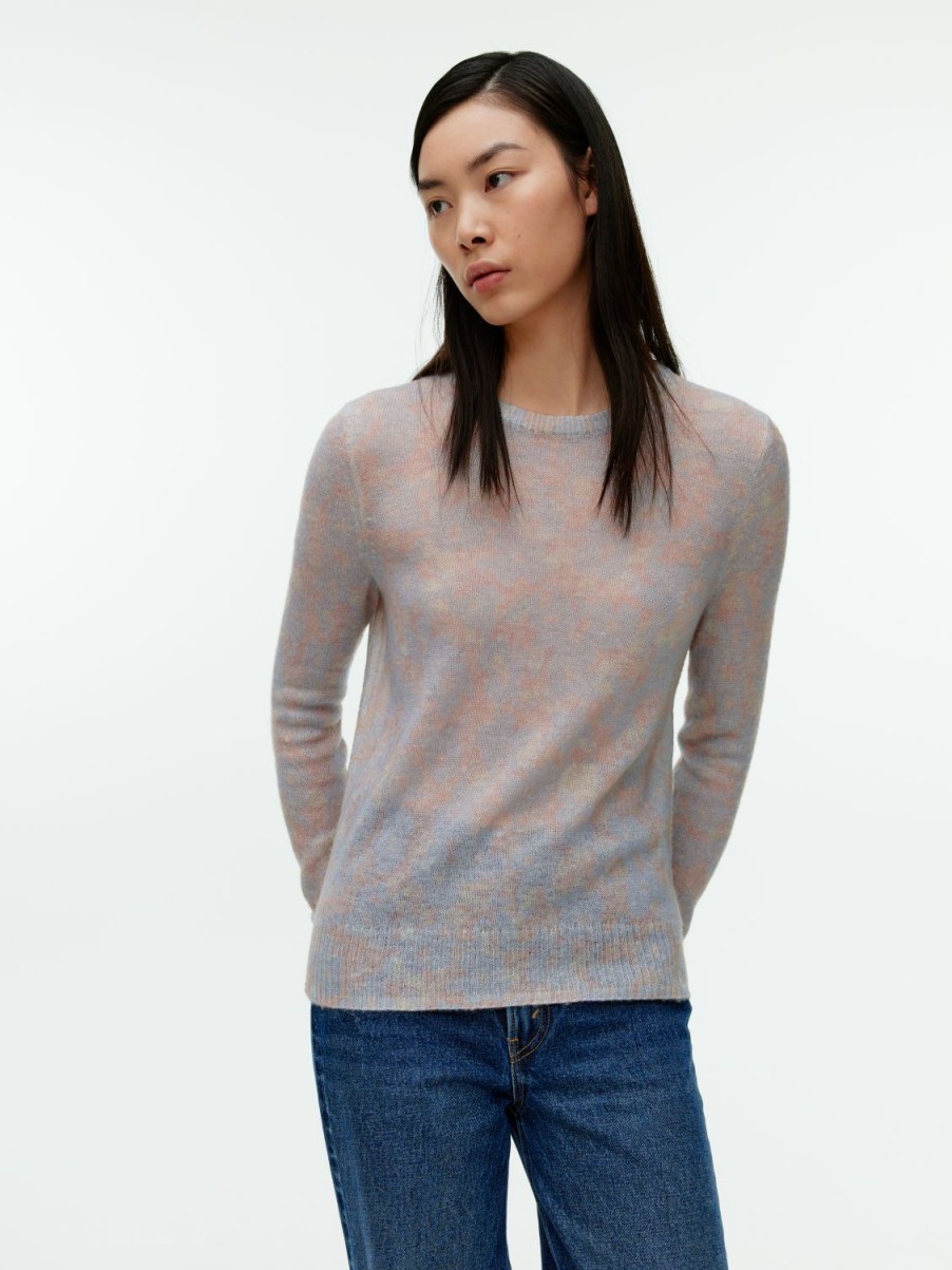 Dam Arket Stickat | Floral Wool-Blend Jumper