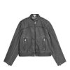 Dam Arket Kappor & Jackor | Racer Denim Jacket