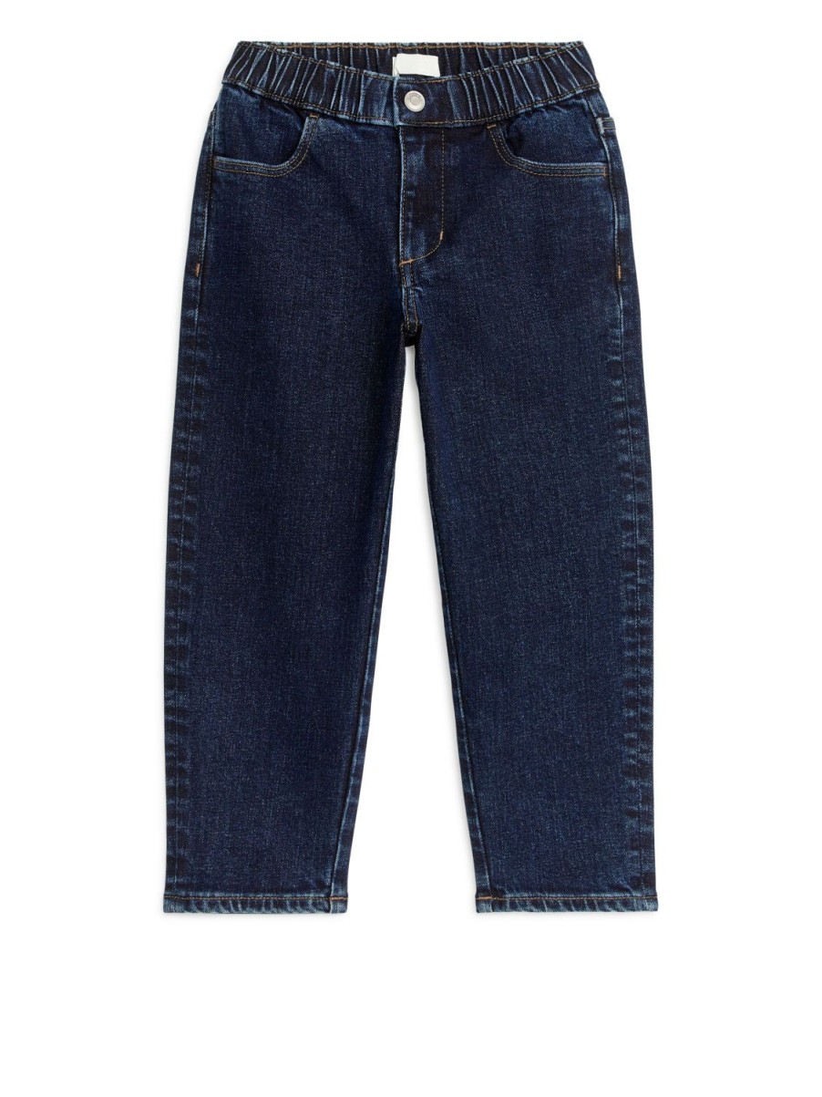 Barn Arket Byxor & Shorts | Pull-On Denim Trousers