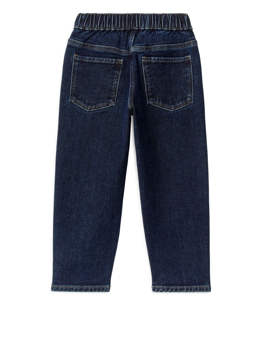 Barn Arket Byxor & Shorts | Pull-On Denim Trousers