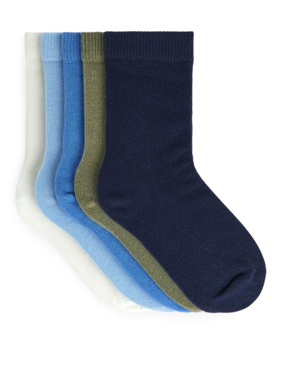 Barn Arket Strumpor & Strumpbyxor | Cotton Socks Set Of 5