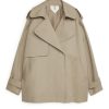 Dam Arket Kappor & Jackor | Short Trench Coat