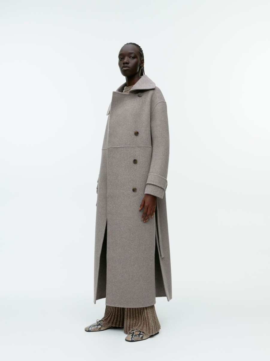 Dam Arket Kappor & Jackor | Double-Face Wool Coat