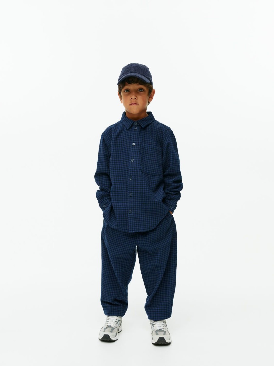 Barn Arket Toppar & Sweatshirts | Gingham Flannel Shirt