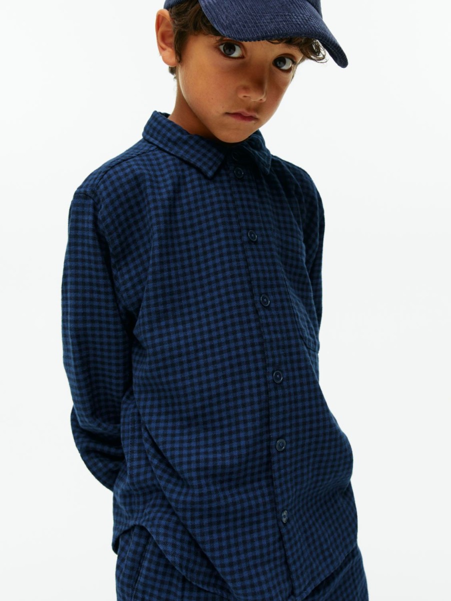 Barn Arket Toppar & Sweatshirts | Gingham Flannel Shirt