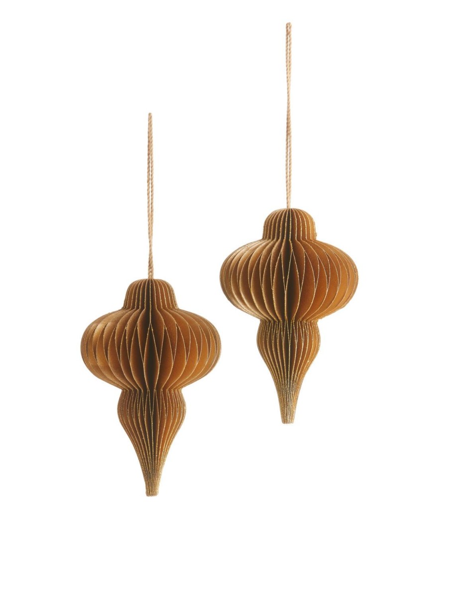 Home Arket Dekorationer | Honeycomb Ornaments Set Of 2