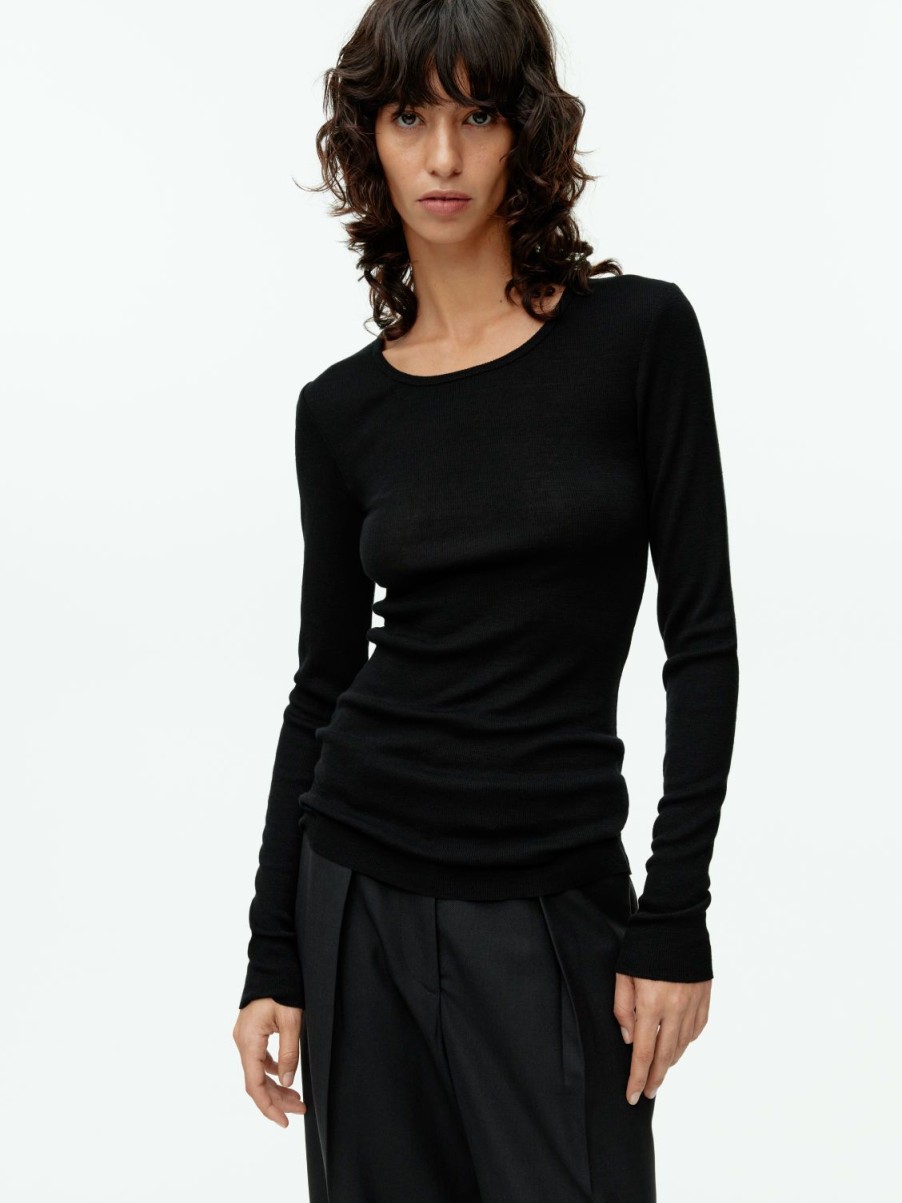 Dam Arket Stickat | Rib Wool Top