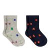 Barn Arket Strumpor & Strumpbyxor | Jacquard Socks, 2 Pairs