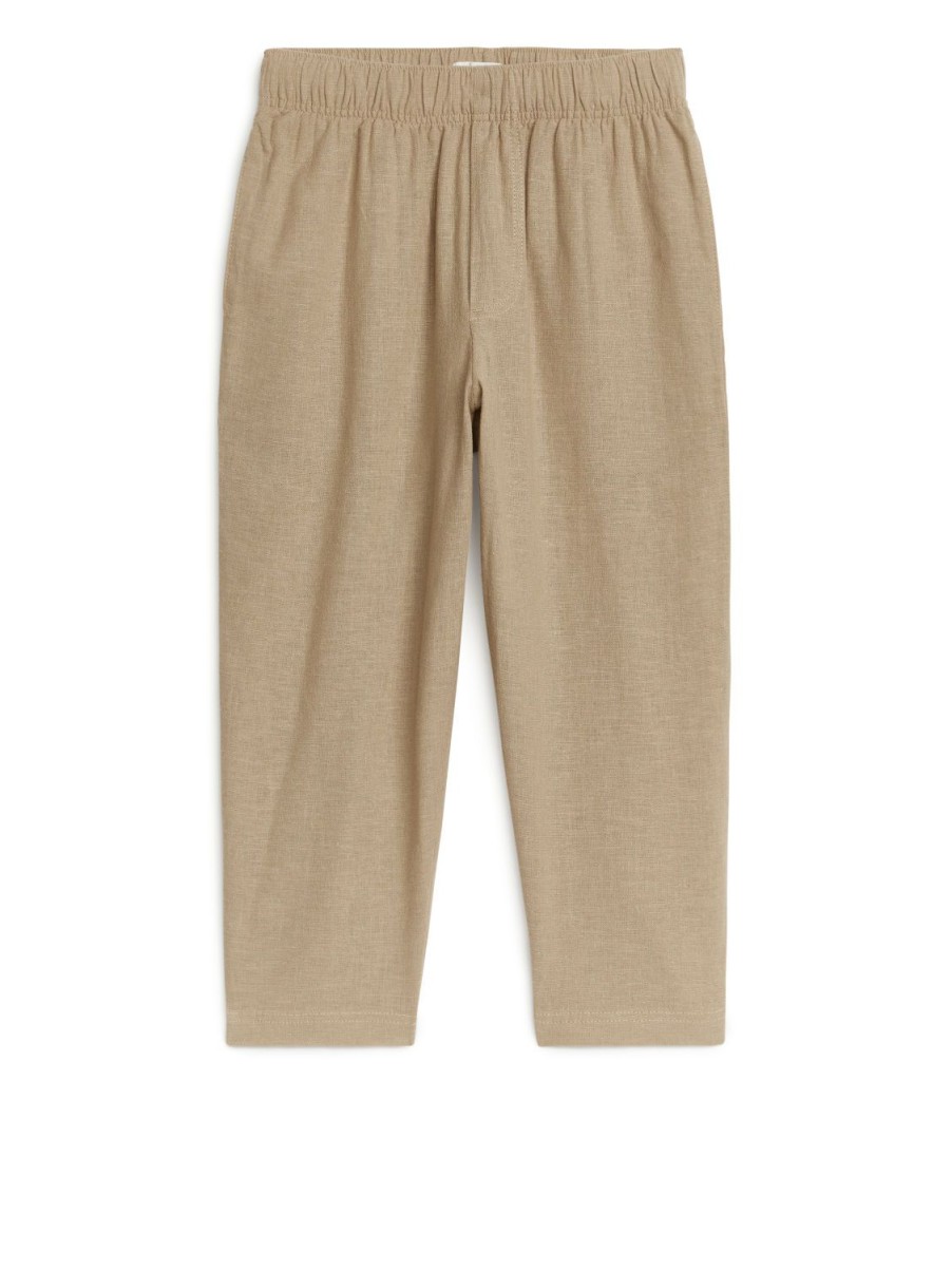 Barn Arket Byxor & Shorts | Relaxed Linen Trousers