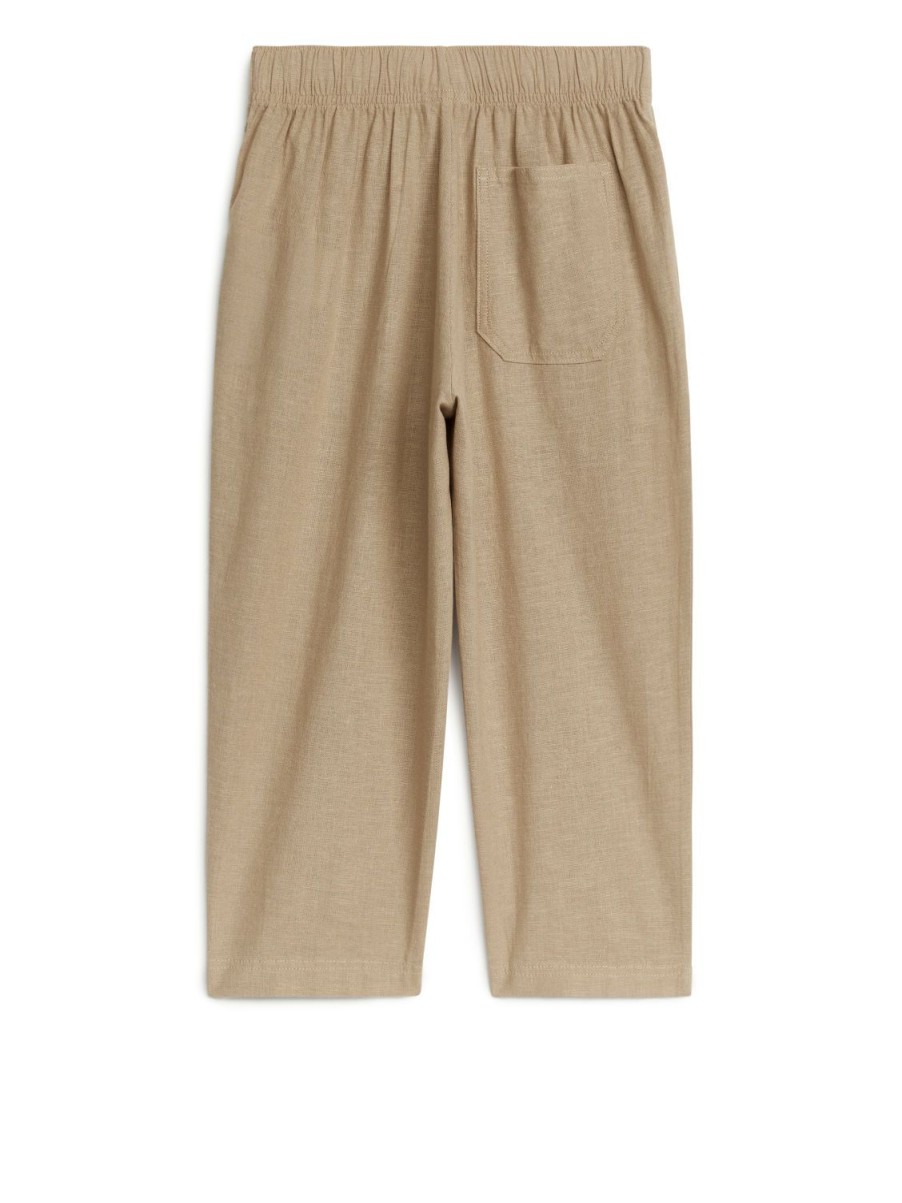 Barn Arket Byxor & Shorts | Relaxed Linen Trousers