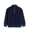 Barn Arket Toppar & Sweatshirts | Ribbed Half-Zip Jumper