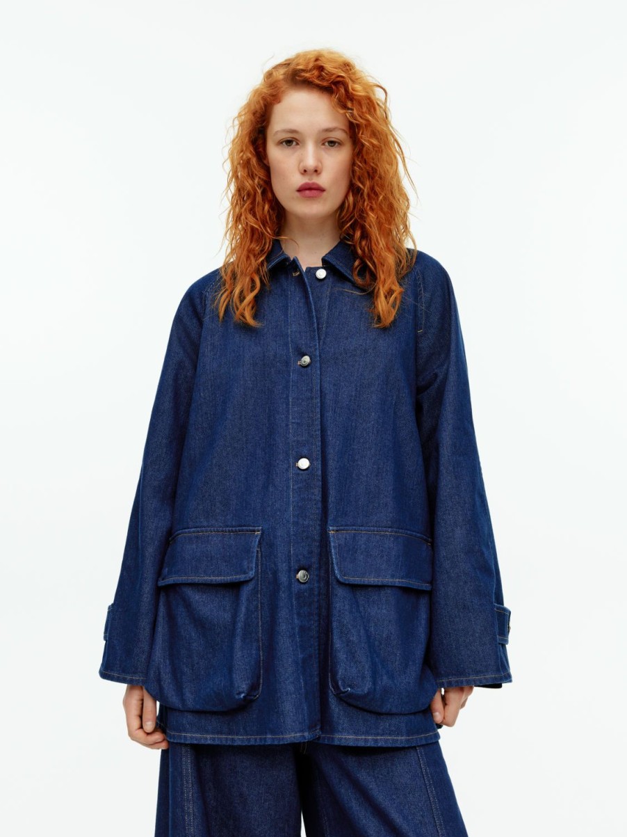 Dam Arket Kappor & Jackor | A-Line Denim Jacket