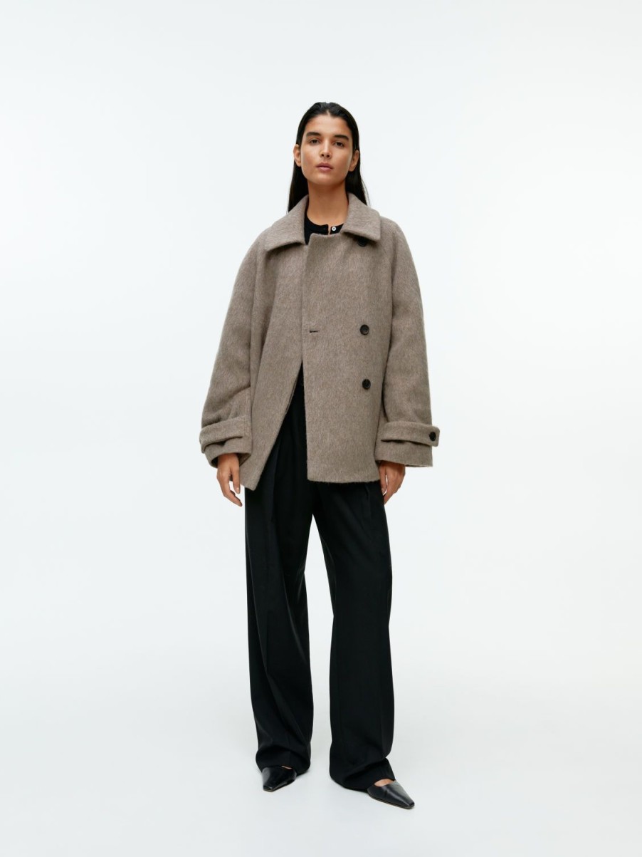 Dam Arket Kappor & Jackor | Wool Blend Coat