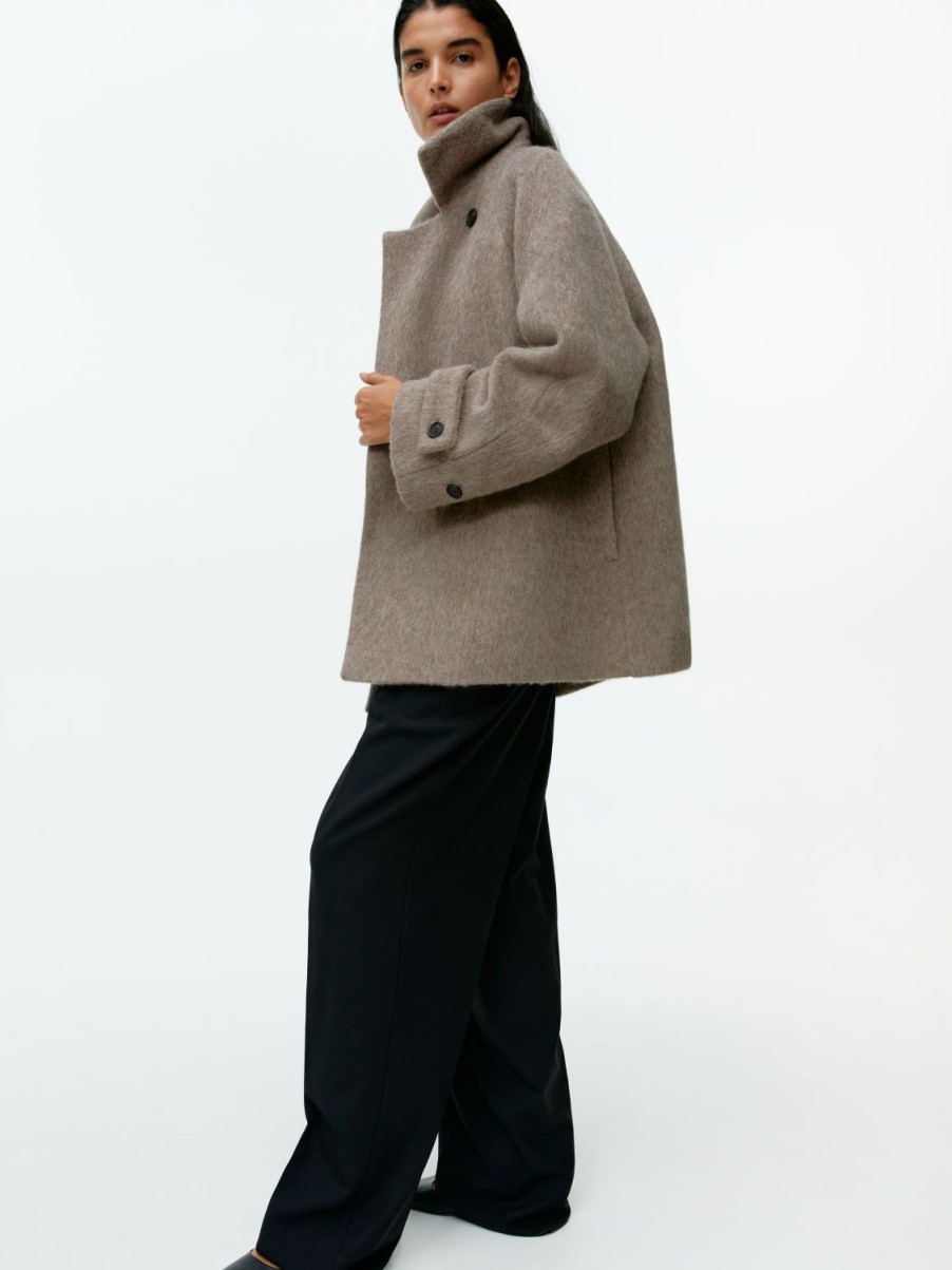 Dam Arket Kappor & Jackor | Wool Blend Coat