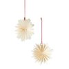 Home Arket Dekorationer | Snowflake Ornaments Set Of 2