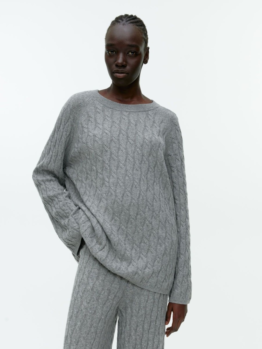 Dam Arket Stickat | Relaxed Cable-Knit Jumper