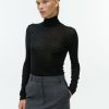 Dam Arket Stickat | Roll-Neck Wool Top