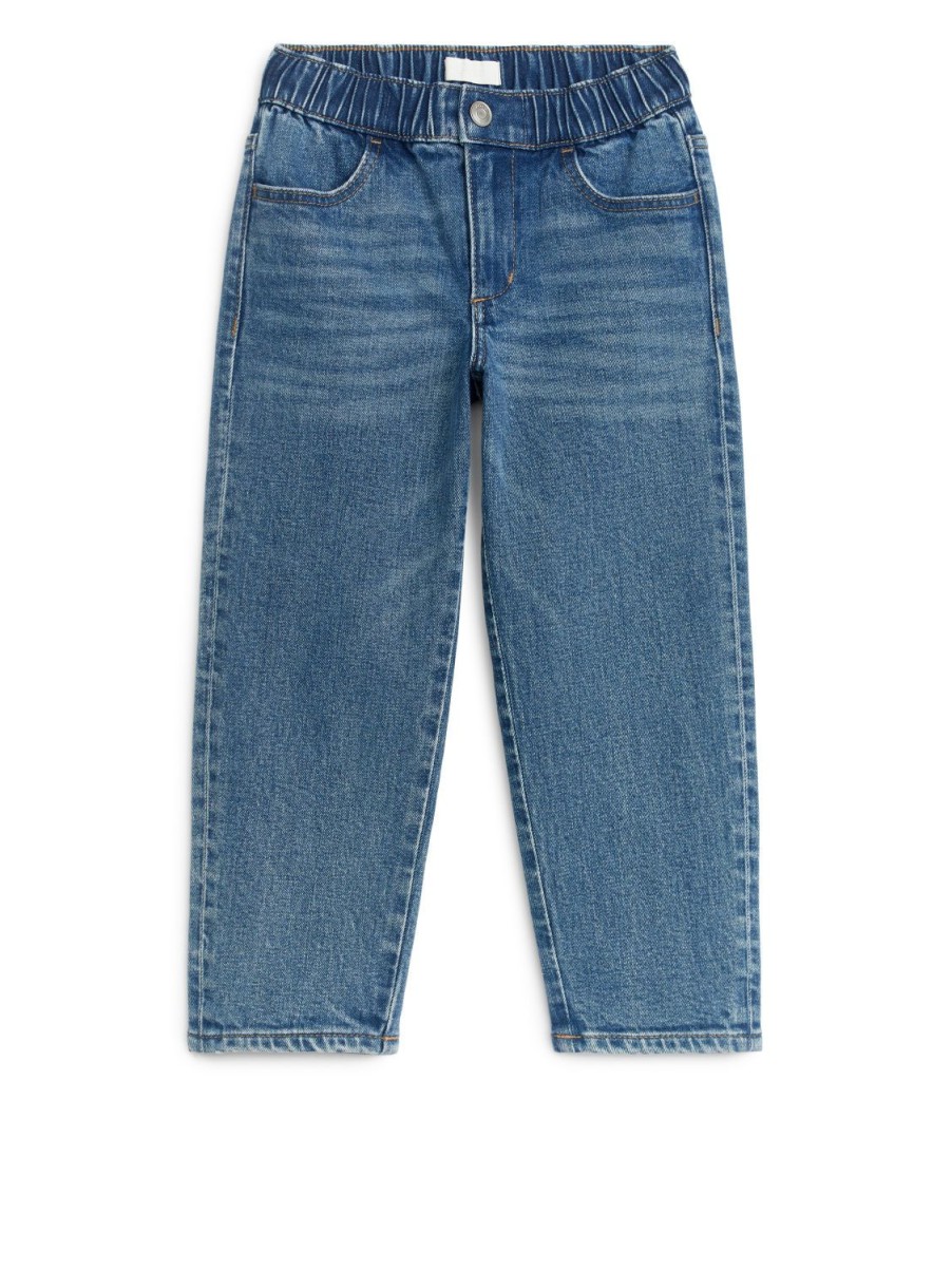 Barn Arket Byxor & Shorts | Pull-On Denim Trousers