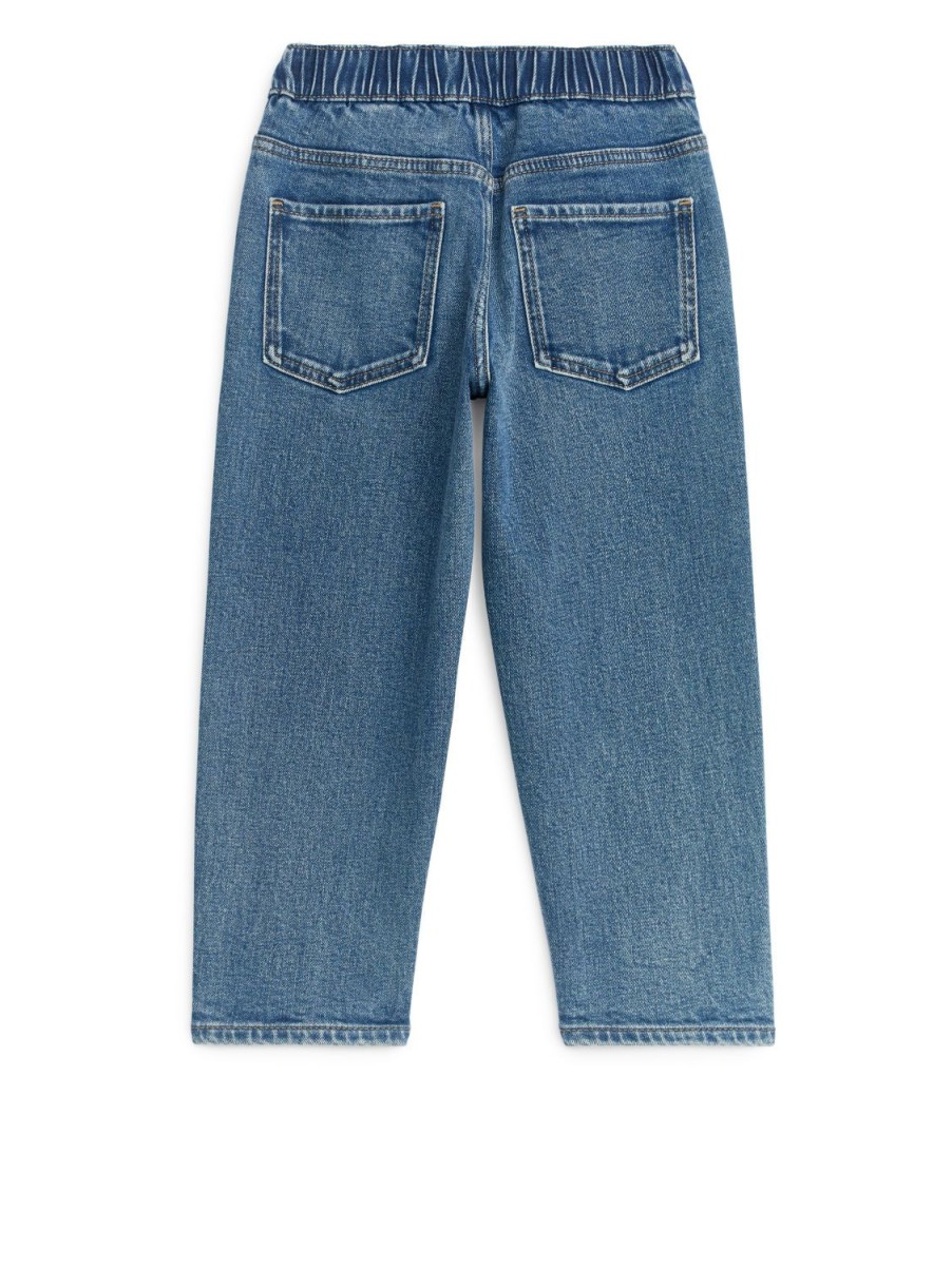 Barn Arket Byxor & Shorts | Pull-On Denim Trousers