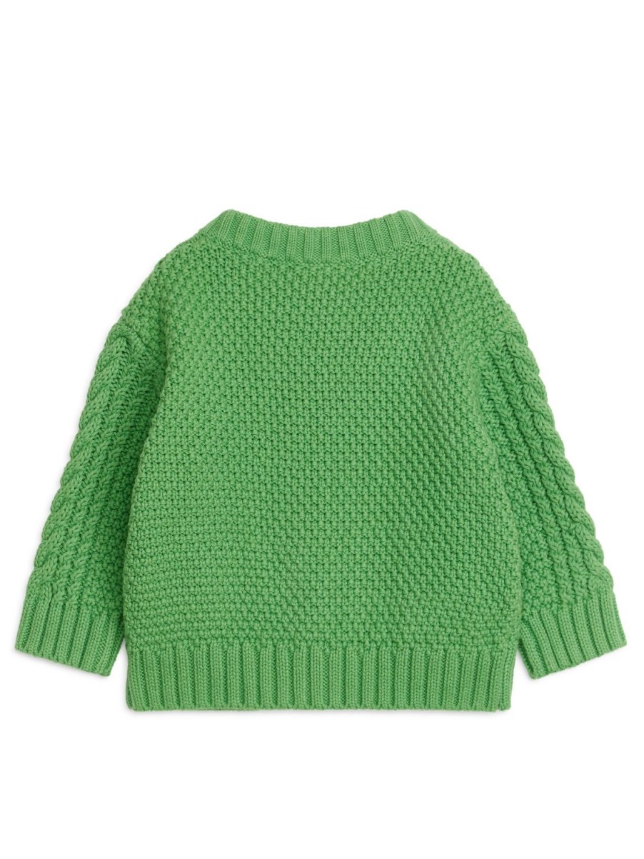 Baby Arket Stickat | Cable-Knit Cardigan