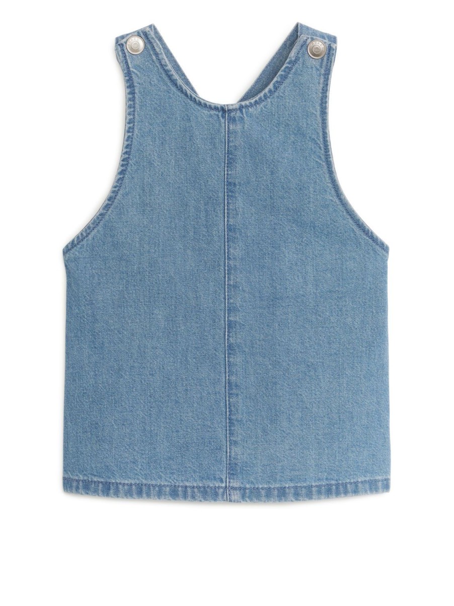 Baby Arket Toppar | Denim Dungaree Dress