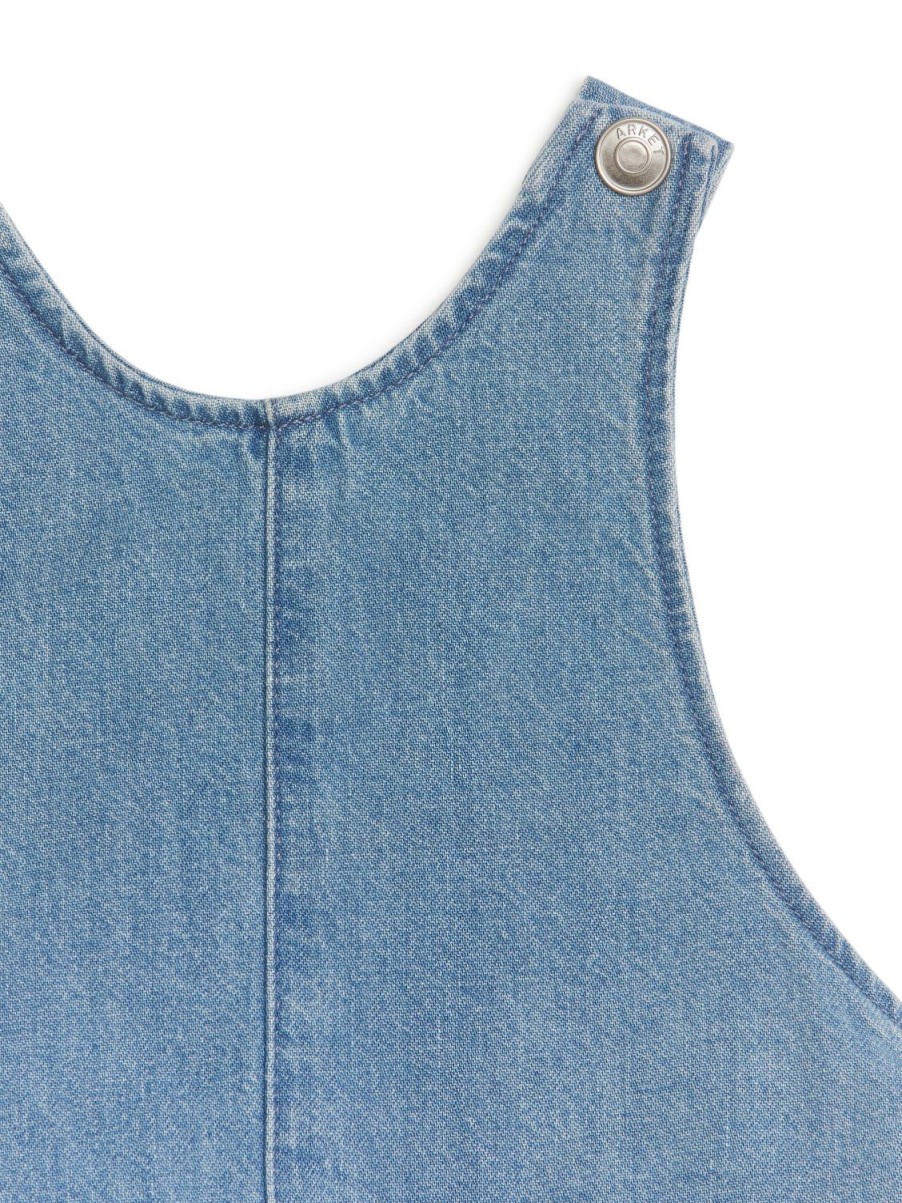 Baby Arket Toppar | Denim Dungaree Dress