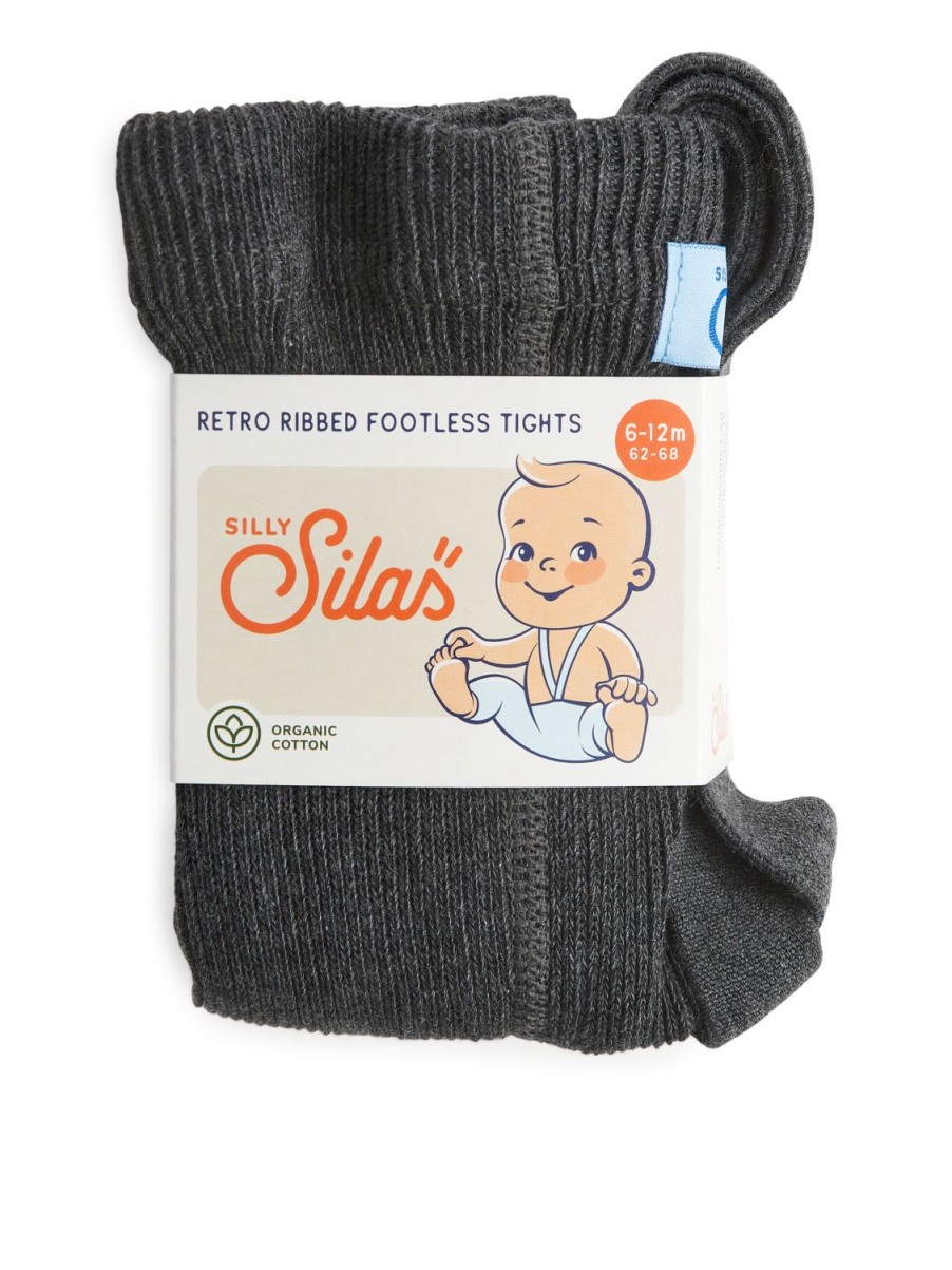 Barn Arket Strumpor & Strumpbyxor | Silly Silas Footless Tights With Braces