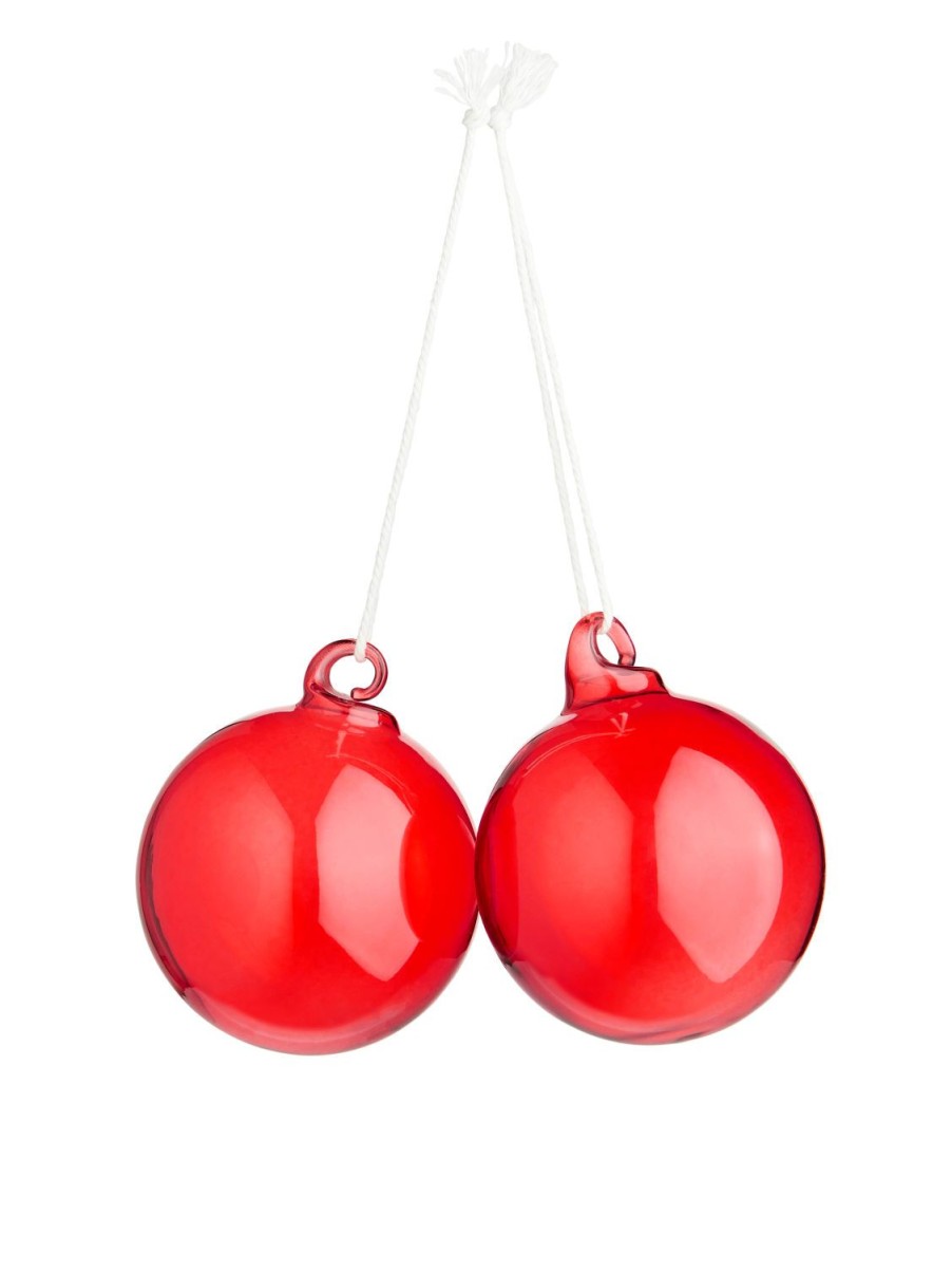 Home Arket Dekorationer | Glass Baubles Set Of 2