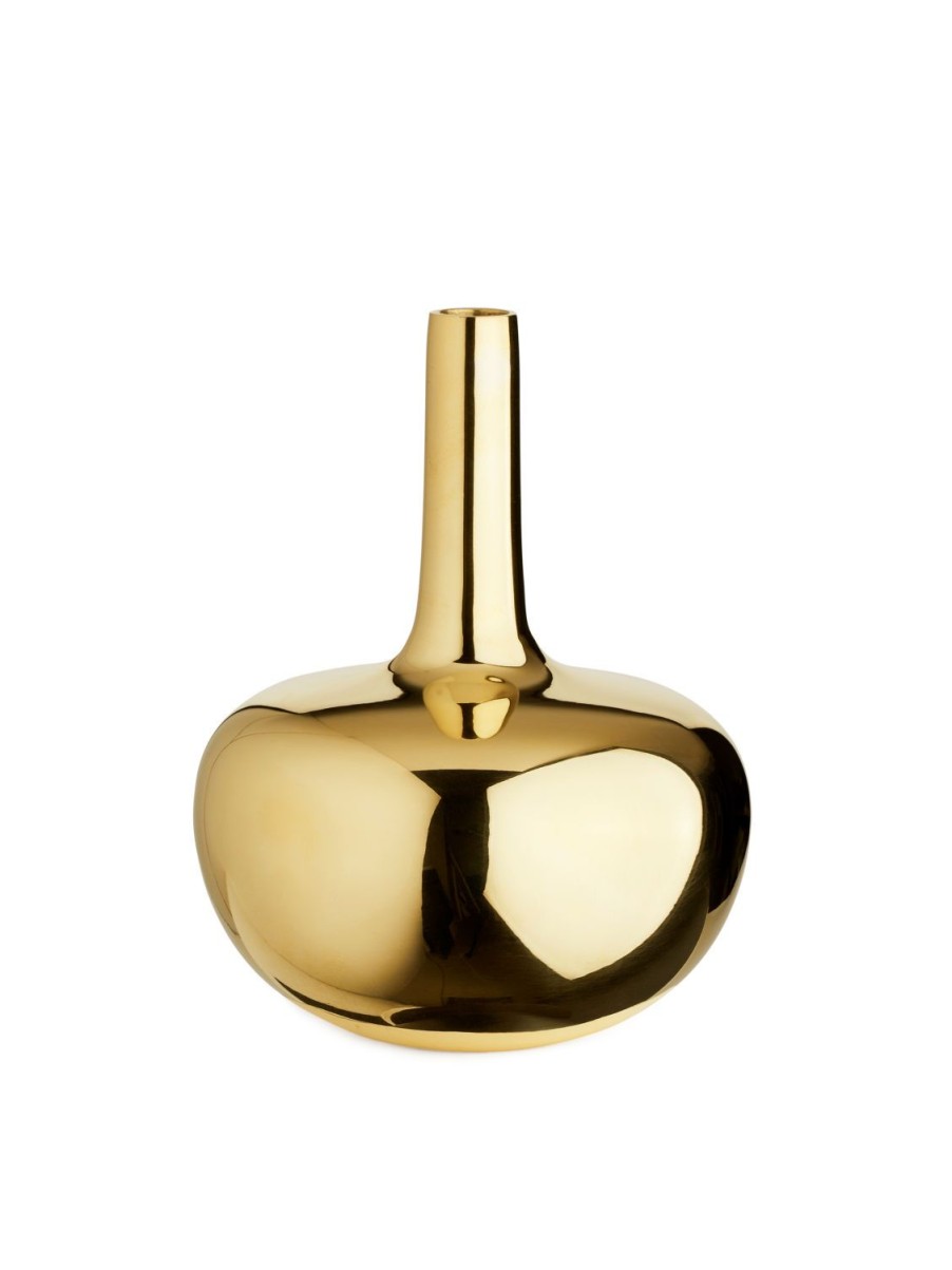 Home Arket Ljus | Brass Vase 11 Cm