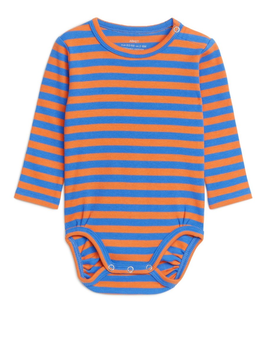 Baby Arket Bodys | Ribbed Long-Sleeve Bodysuit