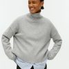 Dam Arket Stickat | High-Neck Wool Jumper