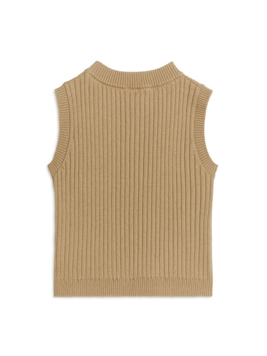 Baby Arket Stickat | Rib-Knit Cotton Vest