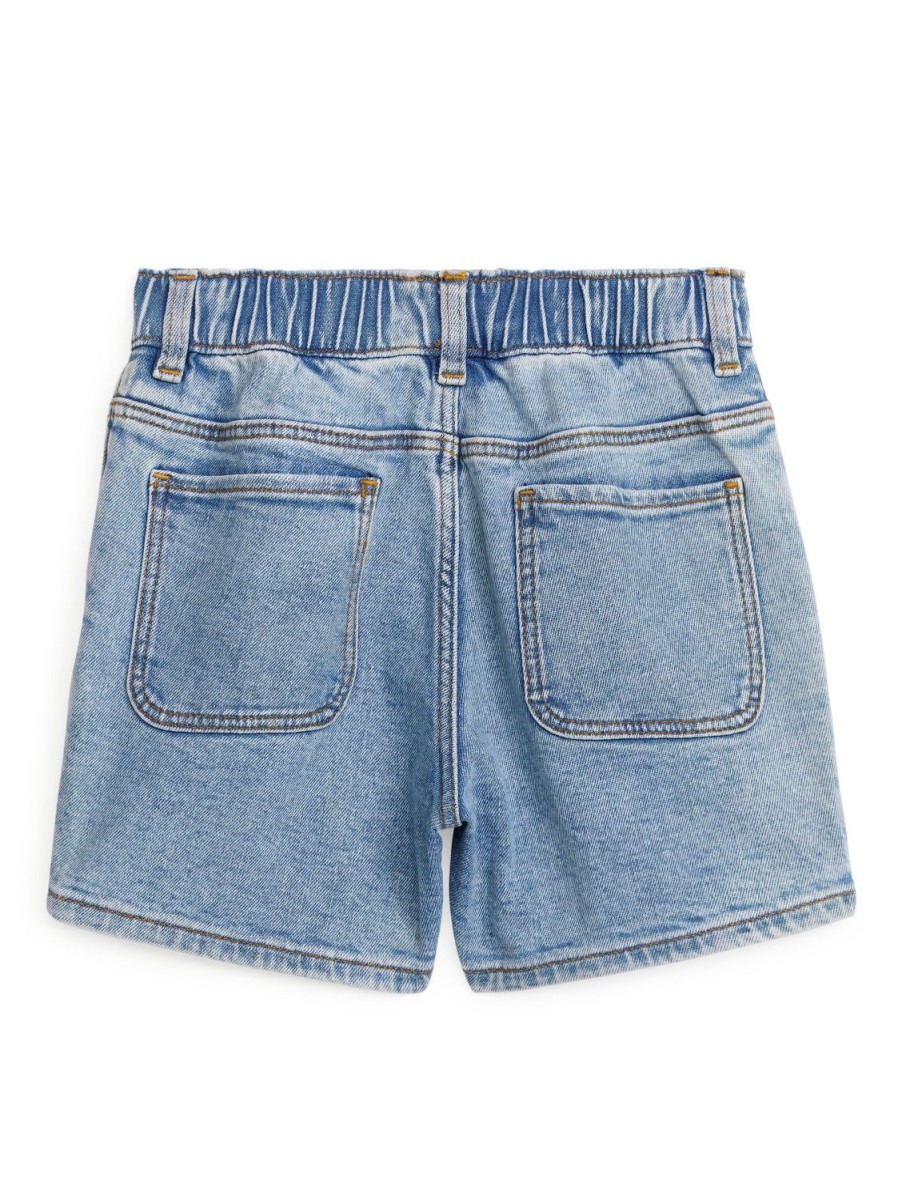 Barn Arket Byxor & Shorts | Denim Stretch Shorts