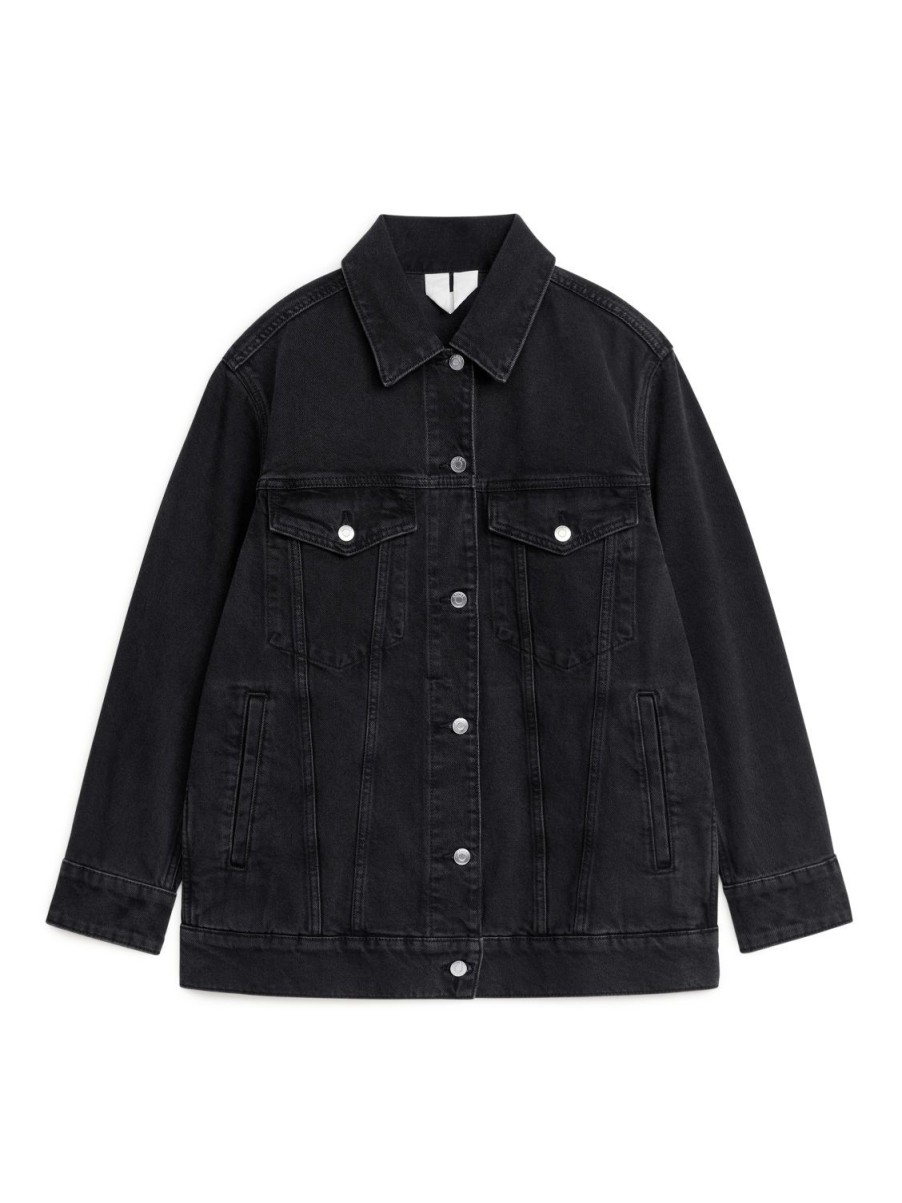 Dam Arket Kappor & Jackor | Oversized Denim Jacket