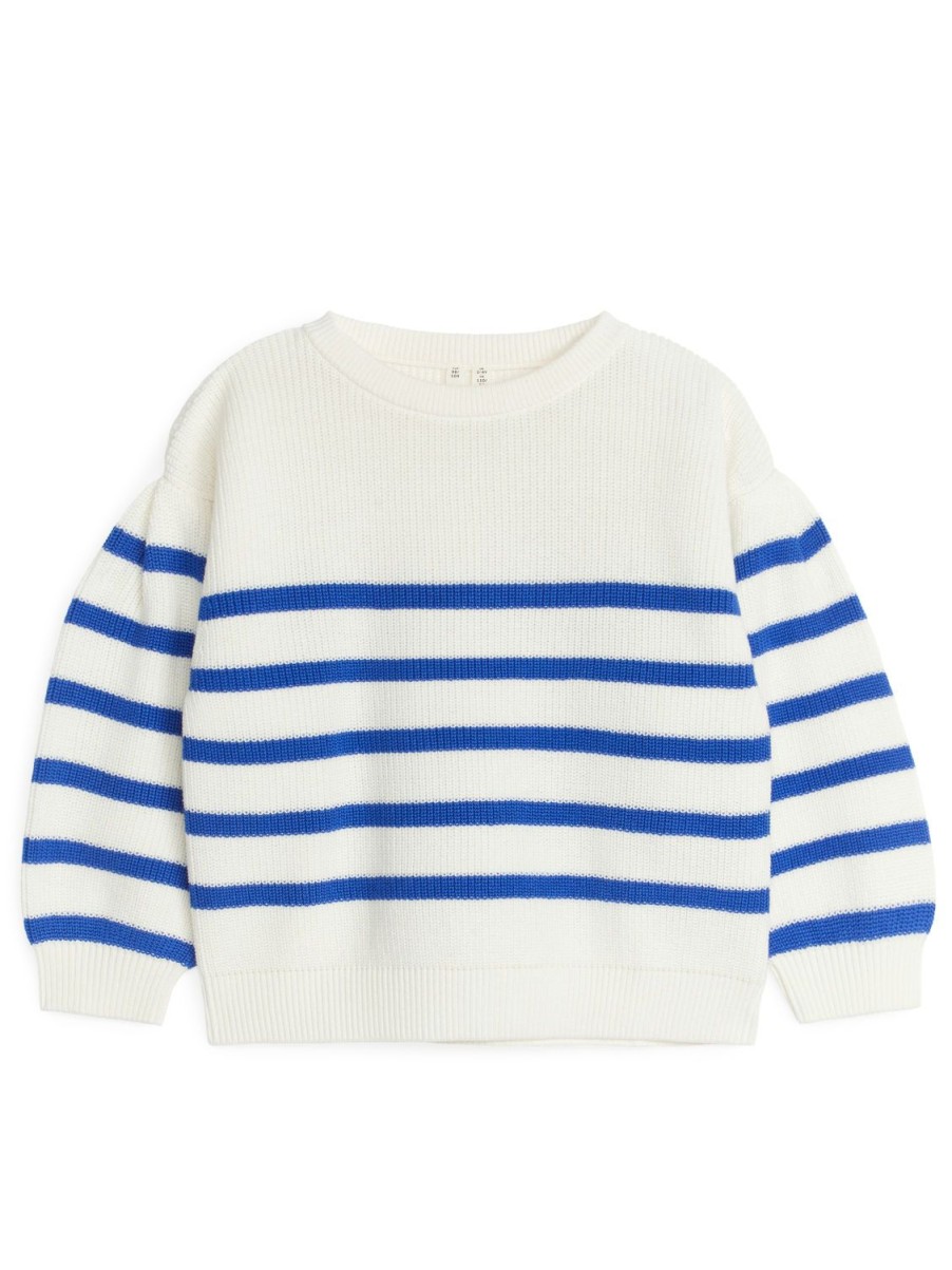 Barn Arket Toppar & Sweatshirts | Rib-Knitted Cotton Jumper