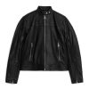 Dam Arket Kappor & Jackor | Racer Leather Jacket