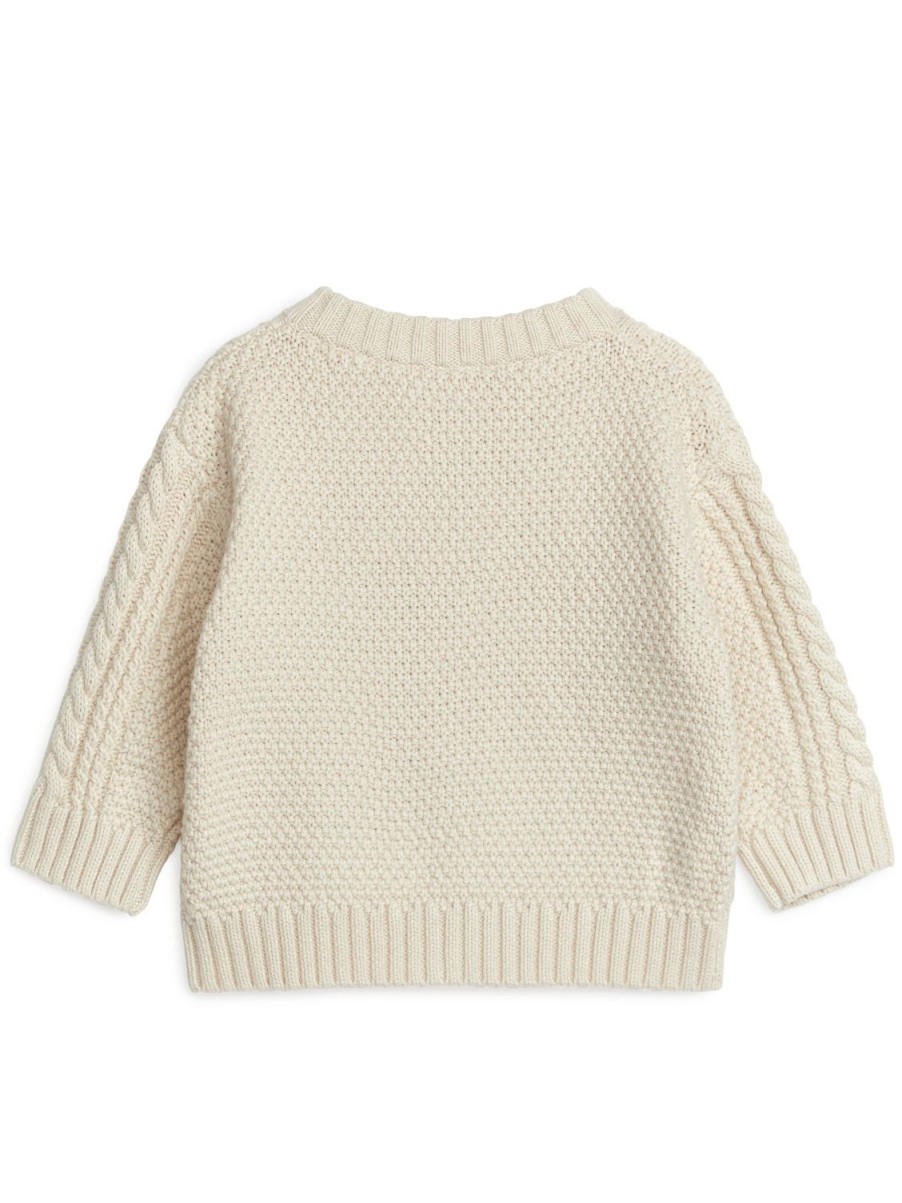 Baby Arket Stickat | Cable-Knit Cardigan